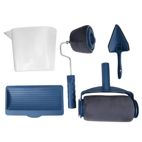 Escova de Pintura Punho da Ferramenta Rolo de Canto para o Carro Multi-funcional Parede Pintura Decorativa Auto Campista Caravana Motorhome 5 Pçs – Set