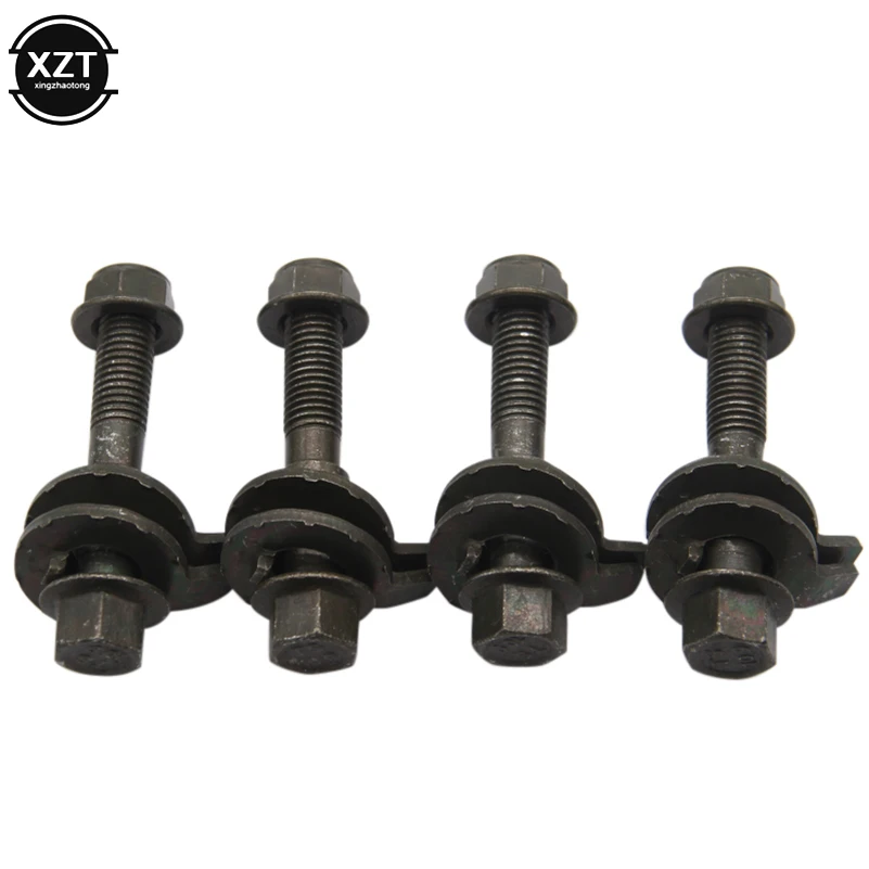Baratos 4 unids lote 13mm 14mm 15mm 16mm 17mm Alineación de ruedas Camber ajuste tornillo perno Kit excéntrico tornillo de ajuste de herramientas de reparación de automóviles
