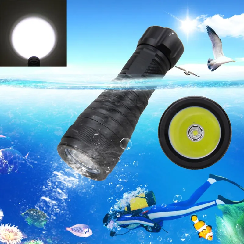 

Waterproof Underwater 100m Diver Lamp 10000LM XM-L L2 LED Scuba Diving Flashlight Torch Lamp