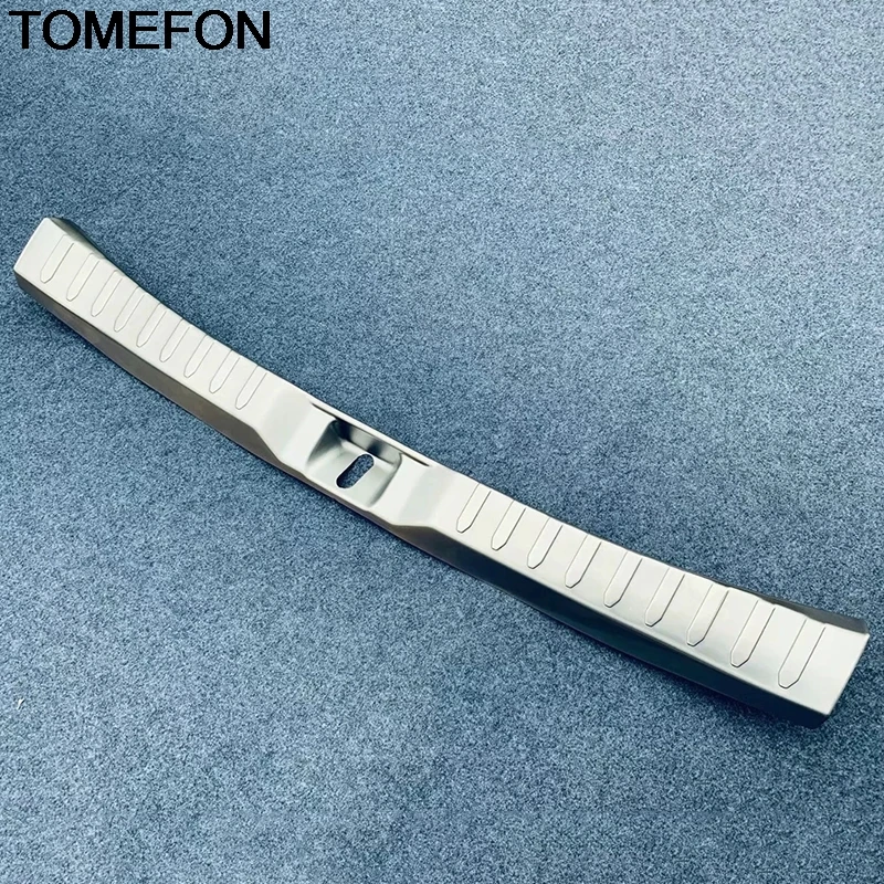 TOMEFON For Toyota RAV4 Adventure 2019 2020 Rear Inner Trunk Bumper Tail Door Protector Cover Trim Accessories Stainless Steel | Автомобили
