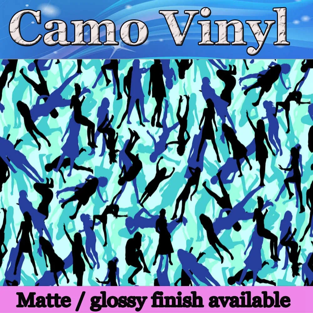 SNOW GIRL CAMOUFLAGE 3M WRAP VINYL DECALTRUCKER GIRL CAMO URBAN CAMO Car wrapping film foile vinyls (1)