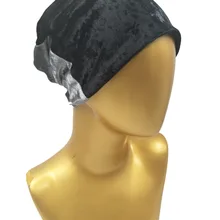 B178167 модные теплые Лоскутная комфорт бархат шапочка, аксессуары для волос для унисекс