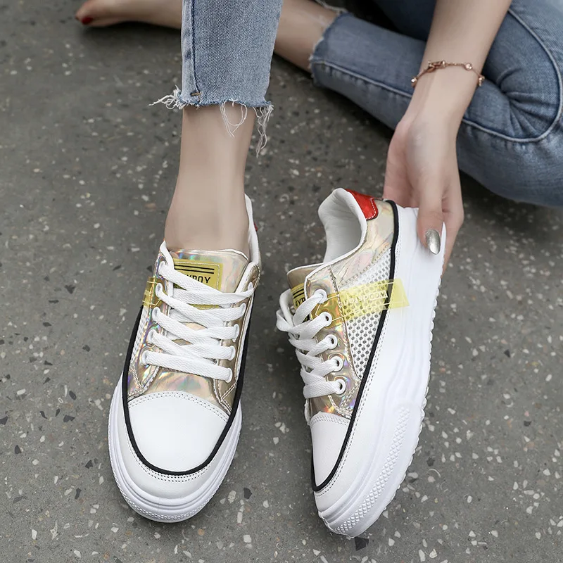 

2019 New Sneakers Shoes White Shoes Women Sneaker Footwear Breathable
