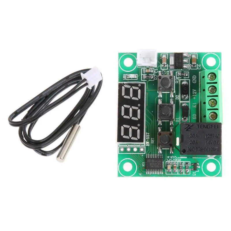 

New 0.28inch Digital LED Display Thermostat Regulator Temperature Controller Thermometer Thermo Controller Switch for Incubator