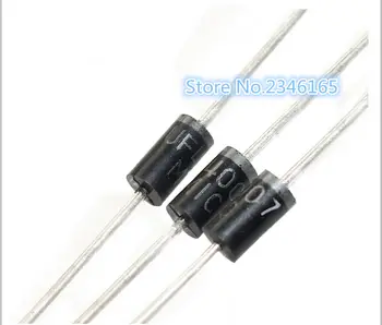 

100pcs 1A 1000V DO-41 UF4007