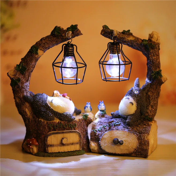 

Japanese Anime 20cm My Neighbor Totoro Led Nightlight Action Figure Kaonashistudio Ghibli Miyazaki Hayao Toy Action & Toy Figure