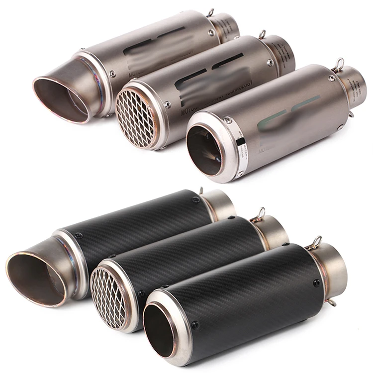 Goede 36 51mm universele sc project Motorfiets Uitlaatpijp Escape Voor S1000RR YZF R1 FZ1N MT09 GSX R750 R25 NINJA250 CBR1000