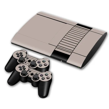 

1Set drop Shipping Vinyl Decal Skin Stickers for PS3 Super Slim 4000+ 2PCS Stickers for PS3 Controller Skin