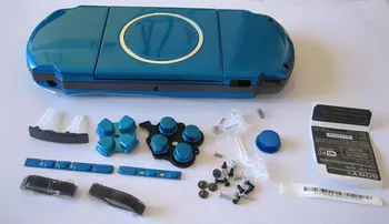 

Free Shipping Blue Color For PSP3000 PSP 3000 Game Console Replacement Case Old Version