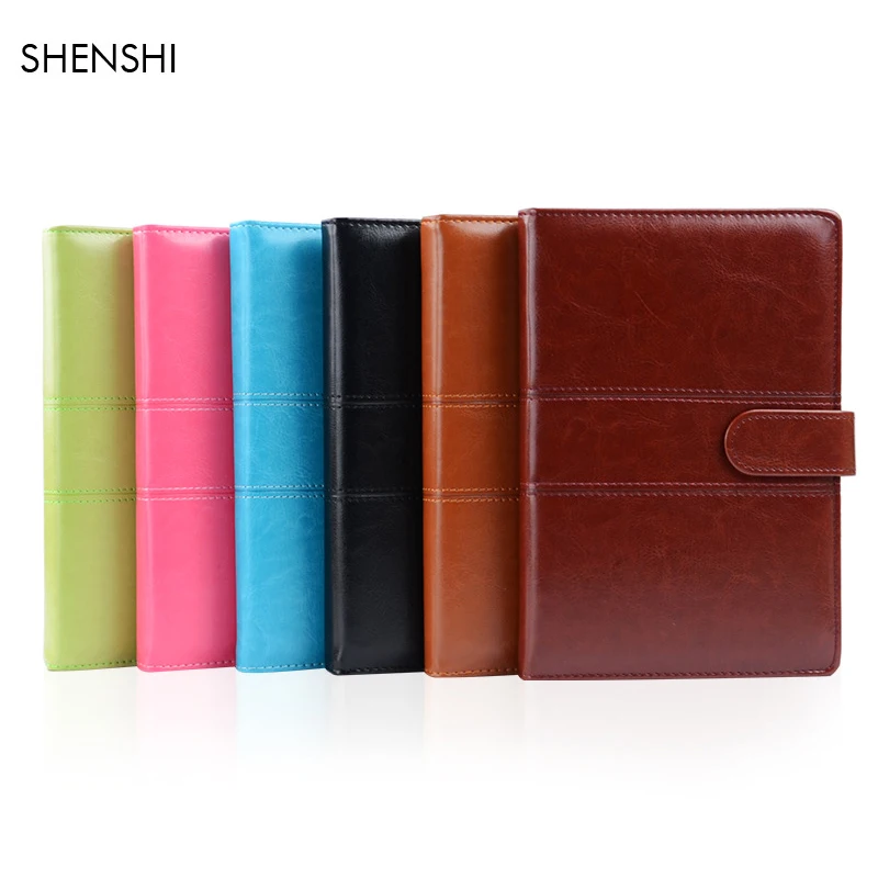 

Weekly Planner Notebook A5 Leather Buckle Business Notebook Diary Notebook Retro Creative Sketch Book Office Stationery 25-506