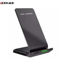 Qi Быстрое беспроводное зарядное устройство для iPhone X 8 Plus для samsung Galaxy S7 S6 Edge S8 S9 Plus Note 8 9 подставка Беспроводное зарядное устройство Зарядка