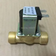 1/2 DC 12V 24V AC 220V Electric Brass Solenoid Valve For Water 0-100 degrees Celsius N/C Normally Closed 2w250 25 normally closed 2 2 way 1 inch pneumatic solenoid valve water air gas oil brass valve nbr dc ac 12v 24v 110v 220v
