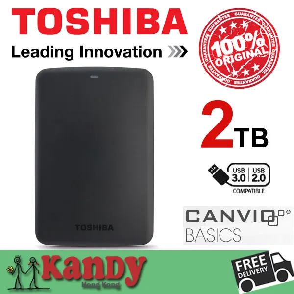 Toshiba USB 3.0 external hard drive hdd 2tb disco duro externo 2to hd disque dur externe harde schijf harici portable hard disk