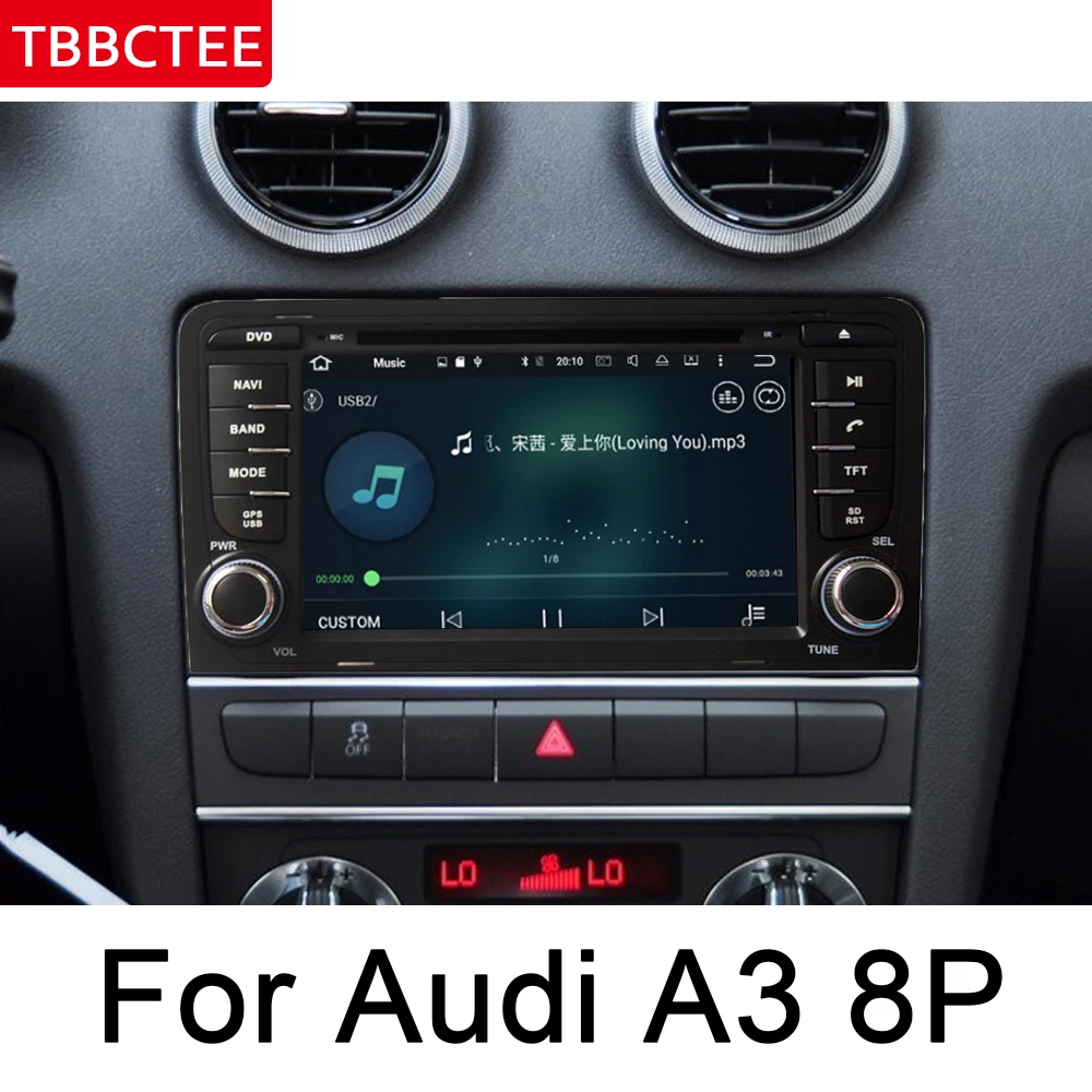 Excellent For Audi A3 8P 2003~2012 MMI  Car Multimedia Player Android Radio DVD Auto audio GPS Navi Navigation Map bluetooth stereo 2