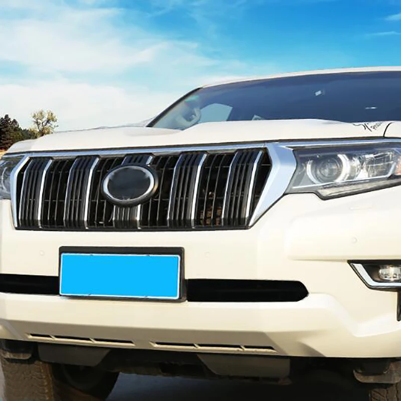 Бесплатная доставка для Toyota Land Cruiser Prado fj150 2018 ABS Хромированная накладка на