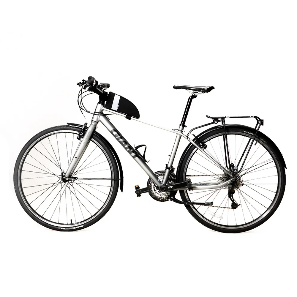 Perfect 2018 Cycling 1L Bike Bicycle Front Frame Top Tube Bag Water Resistance MTB Bag Pannier Pouch Black 5