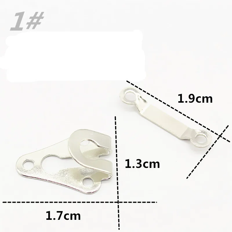 50PCS DIY Trousers Pants Skirts Brass Hooks for Sewing,garment hooks,garment sewing accessories