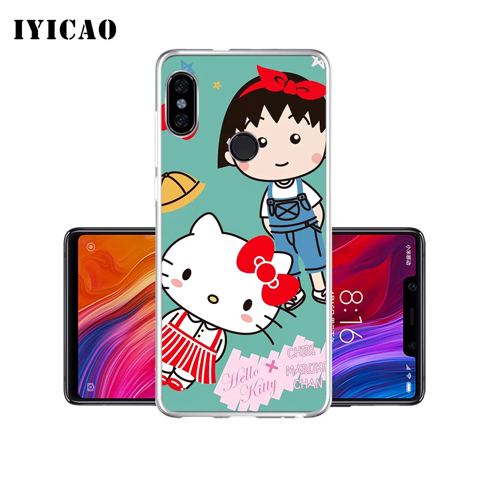 IYICAO Chibi Maruko Мягкий силиконовый чехол для телефона Xiaomi mi 9 8 SE 6 A1 A2 Lite F1 X2S X3 TPU