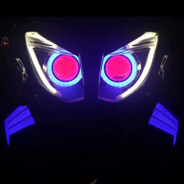 Motor Modifikasi Bagian Lampu HID Lampu Lampu Depan LED Depan Lampu