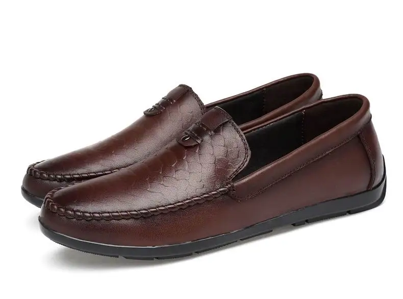 Do Errfc Arrival Preto Sapatos Dedo Homens Mais Shoes 47 Marrom New Flats Tamanho 37 Slip Designer Lazer Para Preguiçoso Condução Pé marrom Homem Preto On Redondo O De wr7w1q5