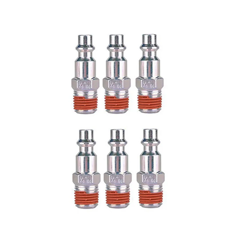 

12Pcs Iron Quick Coupler Set Air Hose Connector Plug Fittings 1/4" NPT Quick Coupler High Quality