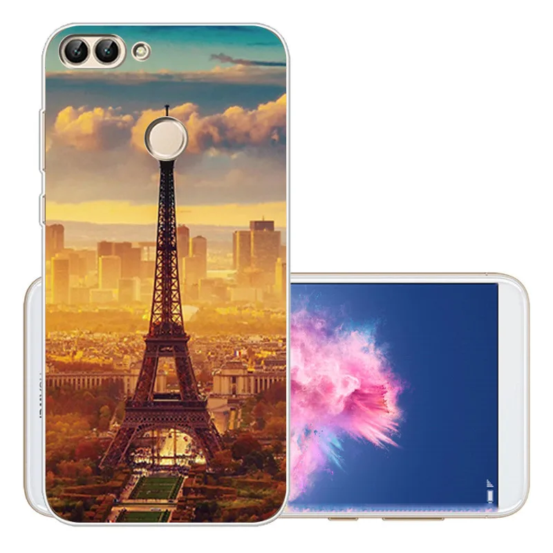 Arvin Soft Protective Case FOR Huawei P Smart Painting Silicone Back Cases FOR  Enjoy 7s FOR P9 lite Y3 Y5 Y6 2017 P8 lite 2017  (6)
