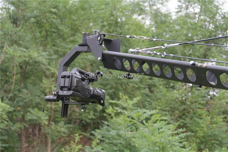 US $800.00 Control DV Controller Professional DV Camera Crane Jib 3m 6m 8m Triangle For Video Camera Filming With 2 Axis Motorized Head