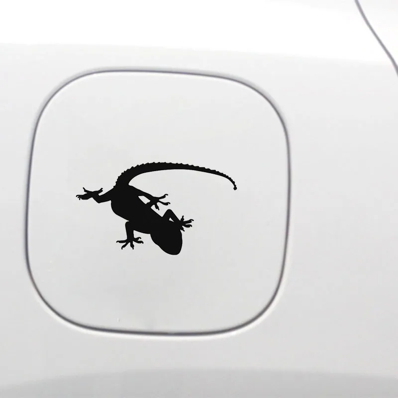YJZT 14 5*8 4 см забавные виниловые декоративные автомобильные наклейки Gecko в виде
