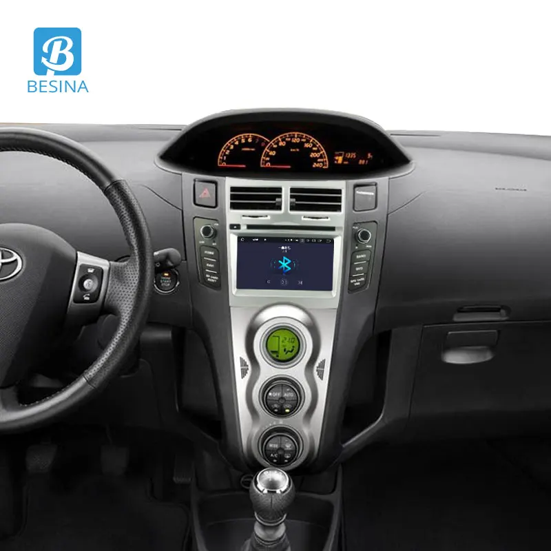 Perfect Besina Android 9.0 Car DVD Player For Toyota Yaris 2005 2006 2007 2008 2009 2010 2011 Multimedia GPS Navi Stereo 2 Din Car Radio 5