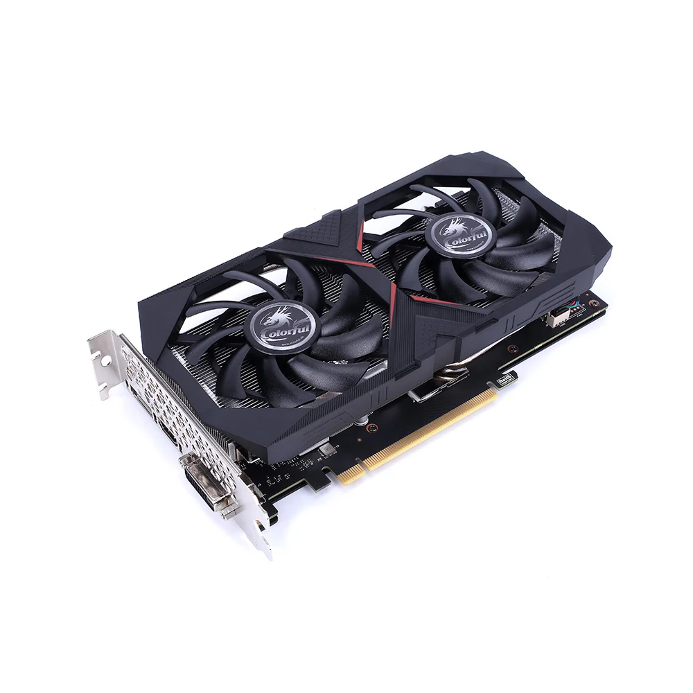 Красочные GeForce GTX 1660 6G графическая карта Nvidia GPU 1785 МГц GDDR5 GTX1660 видеокарта TU116 PCI-E3.0 HDMI порты для игровых ПК