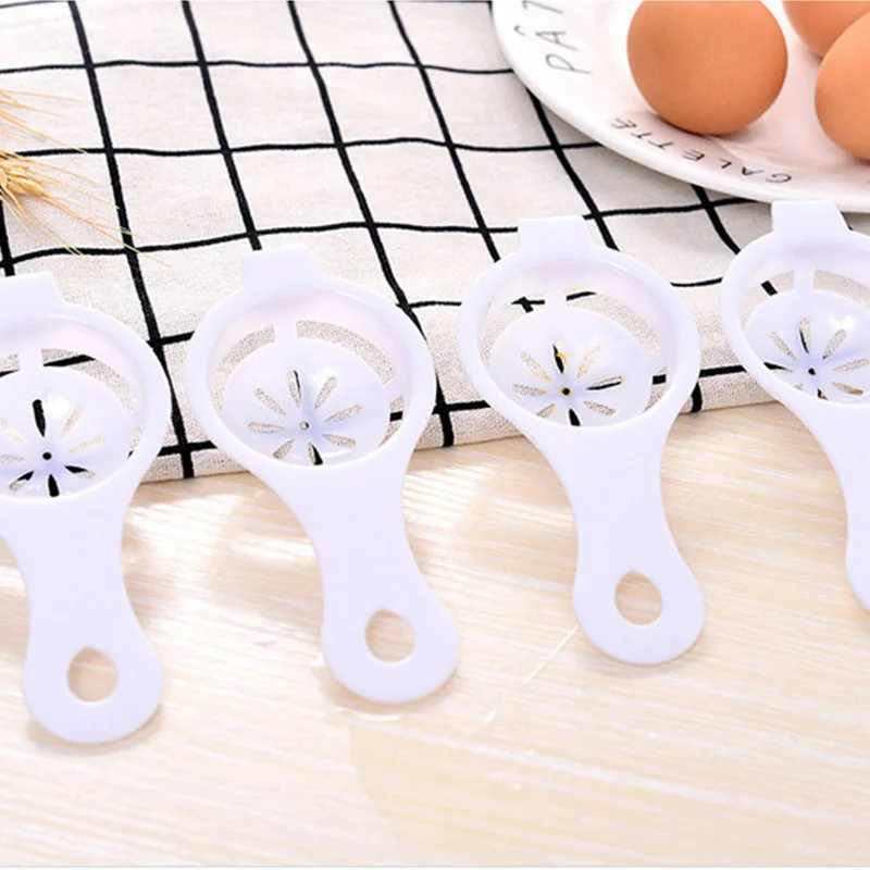 

1PC egg Yolk Separator Protein Separation Tools Egg Dividers Food-grade Plastic for Hand Cooking Accessories Kitchen Eggs Tool
