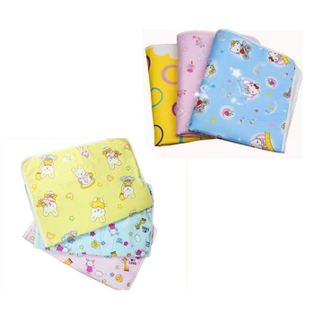 

Baby reusable cotton waterproof wrap pad diaper mat send Random