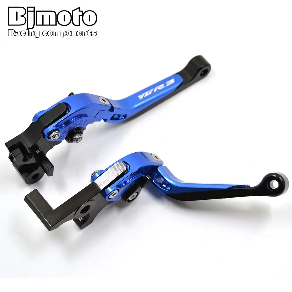 CNC Extending Folding Clutch Brake Lever Fit Yamaha YZF R1 R3 R6//S R25 FZ1 FAZER