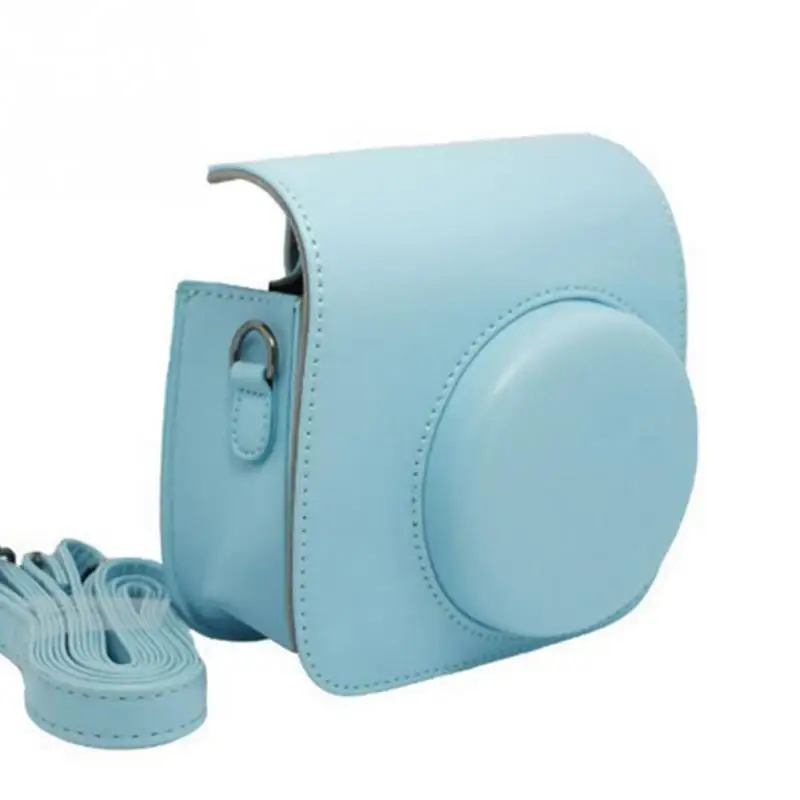 Новые Классические Винтаж кожаный ремешок для камеры Сумка Чехол протектор для фотоаппарат Polaroid для цифровой фотокамеры Fuji Fujifilm Instax Mini 8