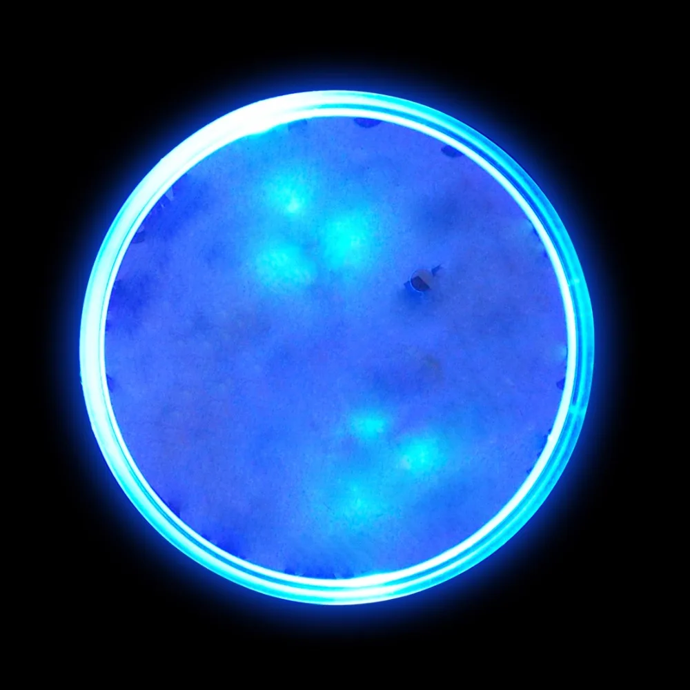  DWCX Car Styling 82mm Waterproof Background Tail Badge Emblem Logo LED Light Lamp Sticker Auto Embl - 32598918026
