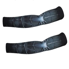 Поддельные рукава для татуировки, нарукавник, грелка, нейлон, слипоны, солнцезащитный крем, УФ, Велоспорт, летние гетры, длинные перчатки без пальцев, перчатки в стиле панк