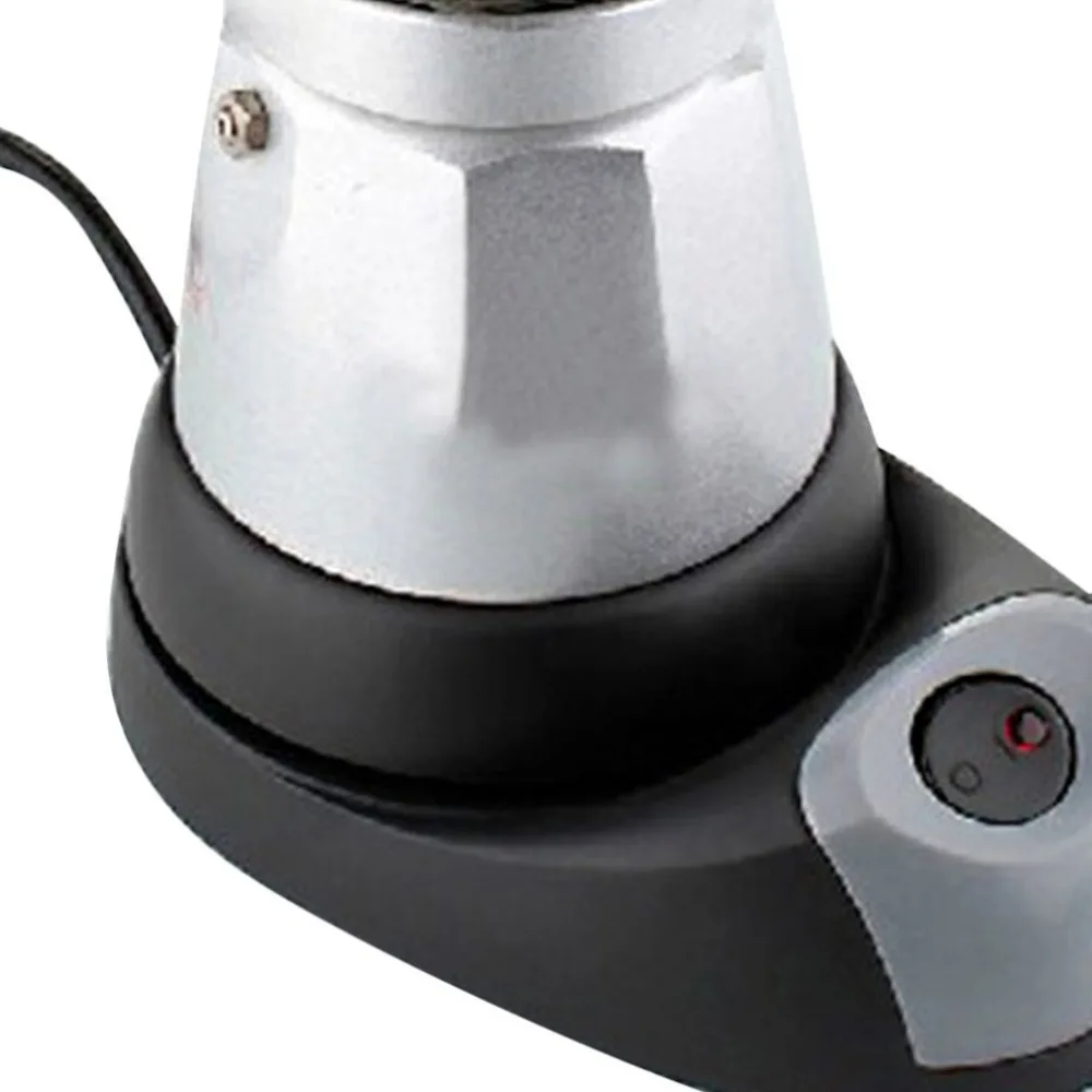 От 3 до 6 чашек электрическая кофеварка для кофе МОККА перколаторы инструмент фильтр картридж Алюминиевый сплав электрическая кофеварка для Эспрессо чайник ЕС вилка