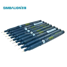 LifeMaster Simbalion ручка для рисования, 4 шт./лот, черная игольчатая ручка, 0,05~ 0,8 мм, водонепроницаемый лайнер, художественный дизайн, анимационный DP-54