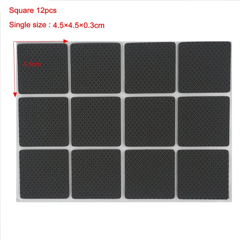 Self Adhesive Furniture Leg Feet Rug Felt Pads Anti Slip Mat Bumper Damper For Chair Table Protector 15