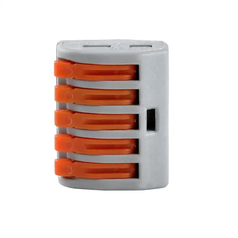 (100 pieces / lot) WAGO 222 415 spring lever push fit cable 5 wire ...