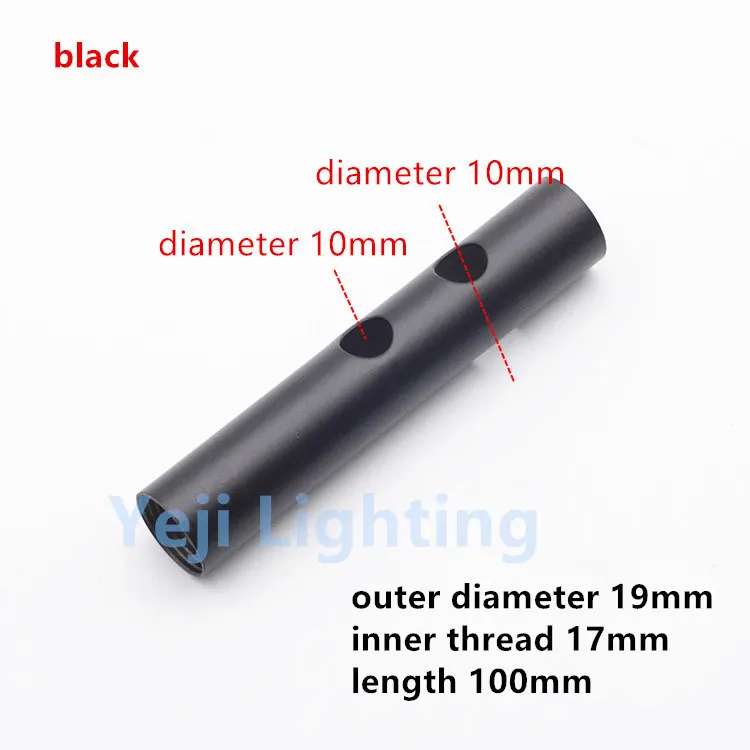 Description Picture 5 of itemM16 M19 M25 lamp tooth tube indoor floor lamp connection tube iron metal inner thread pipe tube for led pendant light wall lamps