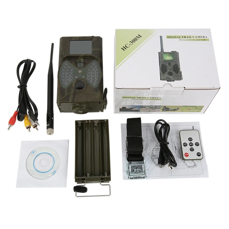 

12/8/5MP Night Vision Traps Photo Wild Camera Trail Infrared Notion Sensor Email MMS 1080P HC300M Camera Survey for Wildlife
