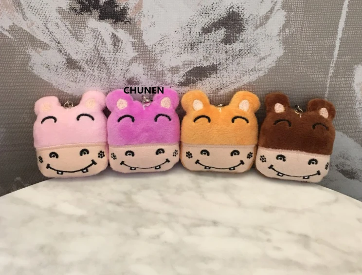 small stuffed hippo