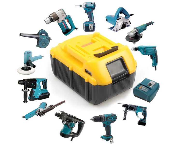 Сменный аккумулятор USB 6000 мАч для Makita BL1815 BL1830 BL1835 LXT400 194204 5 194205 3 194309 1 BDF450 18 в (1