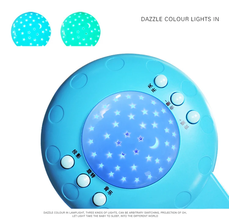 Skup Grzechotki dla dzieci zabawki 0 12 miesięcy szopka mobilny muzyczny dzwonek do łóżka z niebo gwazdy grzechotki projekcja Cartoon Early Learning Kids Toys