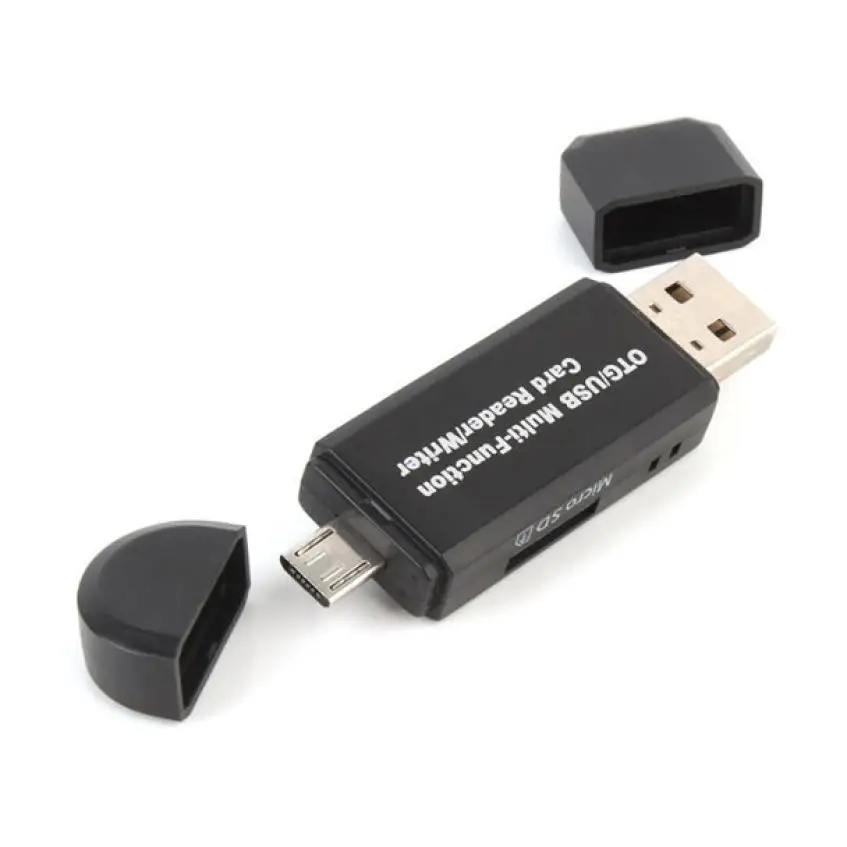 Мини USB 2 0 + OTG Micro SD/SDXC TF кардридер адаптер U диск Прямая поставка Jan17 |