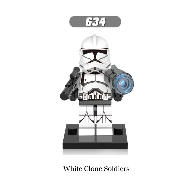 Single Sale Super Heroes Star Wars 634 white clone soldirers Building Blocks Figure Brick Toy kid gift Compatible Legoed Ninjaed Single Sale Super Heroes Star Wars 634 white clone soldirers Building Blocks Figure Brick Toy kid gift Compatible Legoed Ninjaed