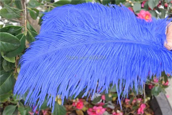 

FREE SHIPPING -royal blue Ostrich Feather Plume 20-22inch for Wedding Centerpieces party event decor