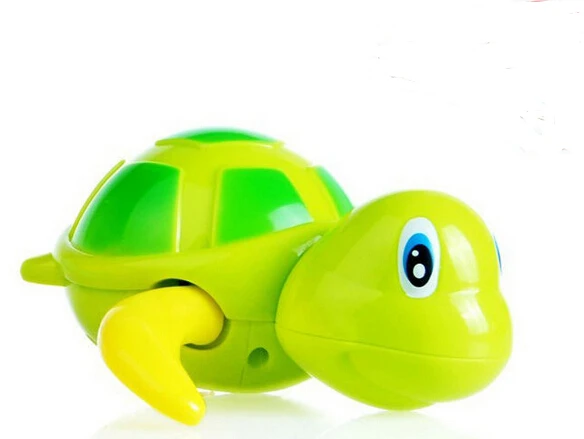 Новорожденные младенцы плавать черепаха ветряная цепь маленькие животные Ванна для маленьких детей игрушка классическая игрушка