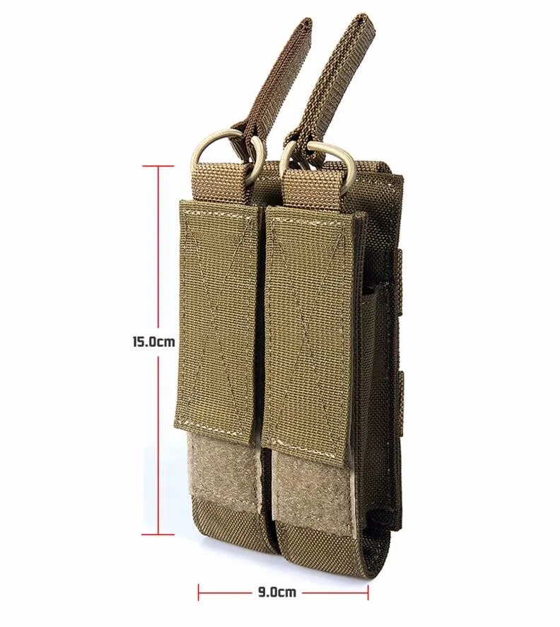 FLYYE MOLLE MP7 двойное открытие подсумок Военная кордюра FY-PH-M027